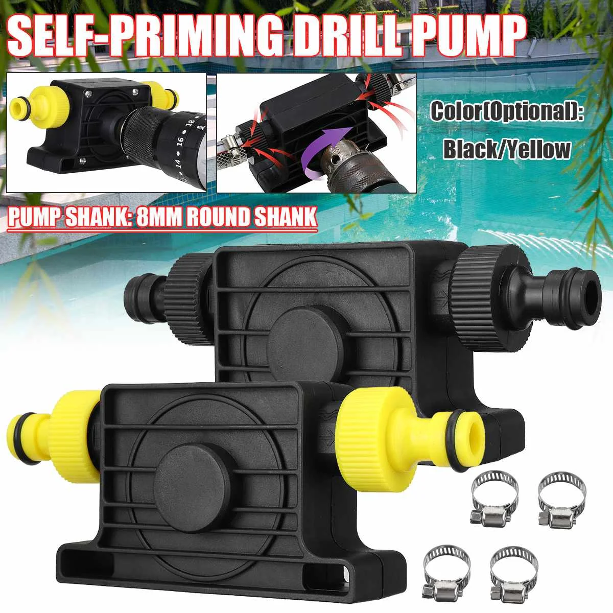 Mini Peristaltic Pump 12V - Mini Electric Drill Pump Self Priming