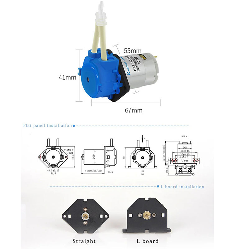 Small  Peristaltic Pump DC 6V/ - Mini Peristaltic Pump 12V 评论和价格