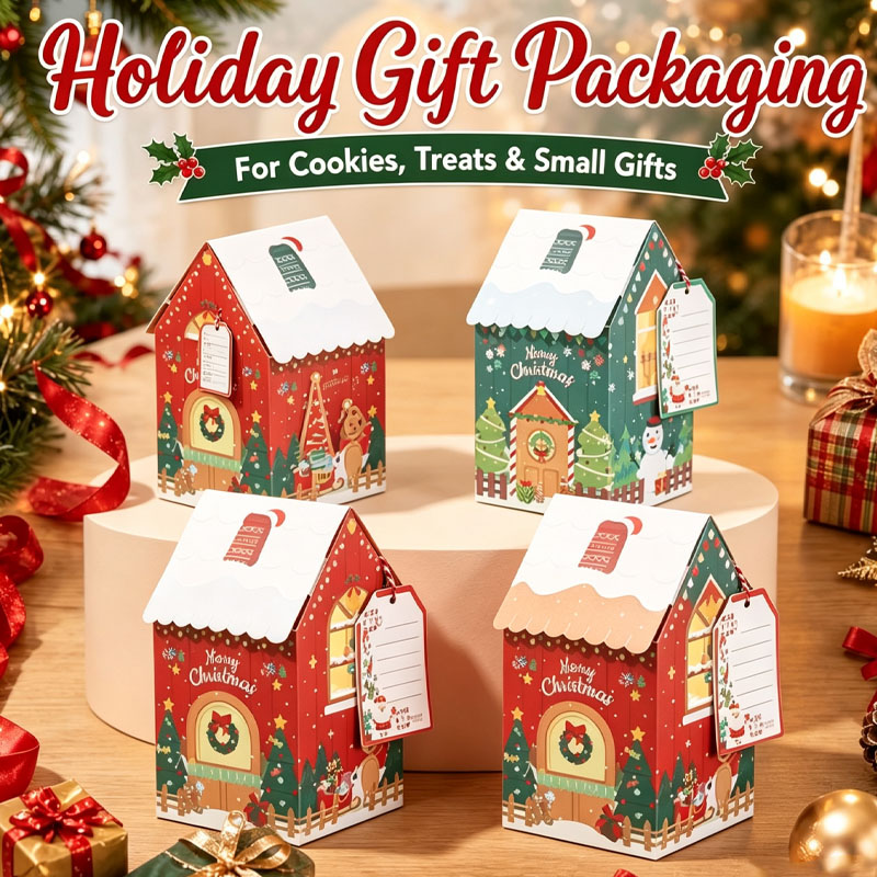1-40PCS Gingerbread House Gift - Packaging 评论和价格